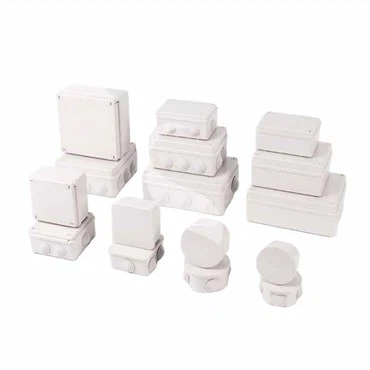 Caixa de junção elétrica de plástico